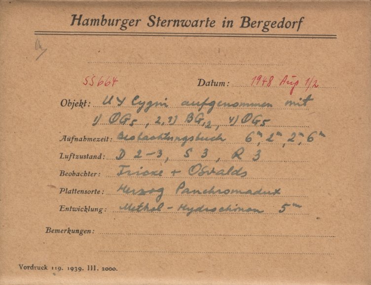 Plate envelope