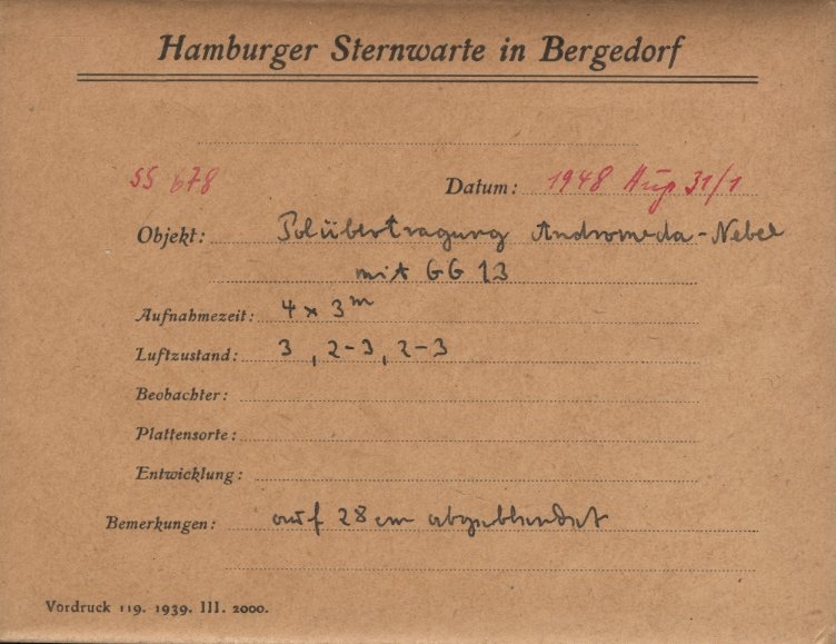 Plate envelope