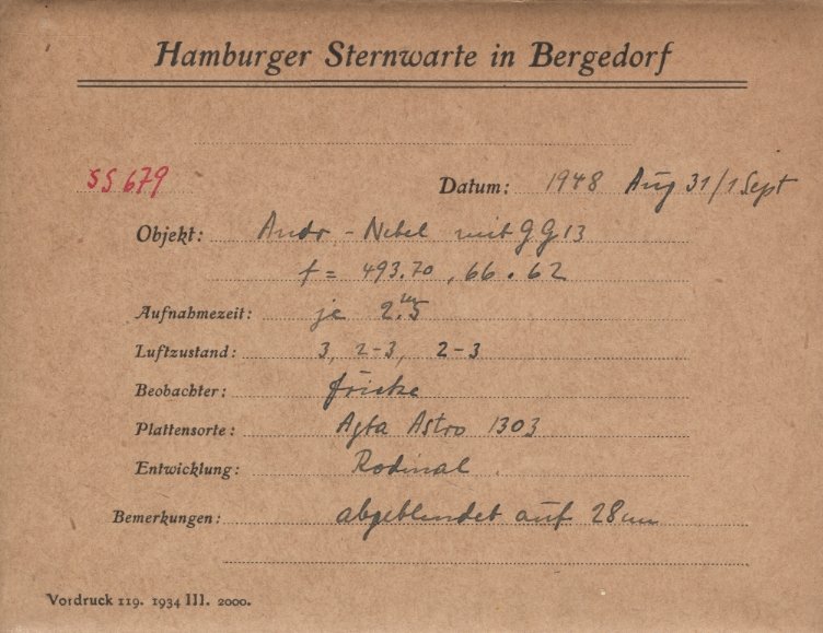 Plate envelope