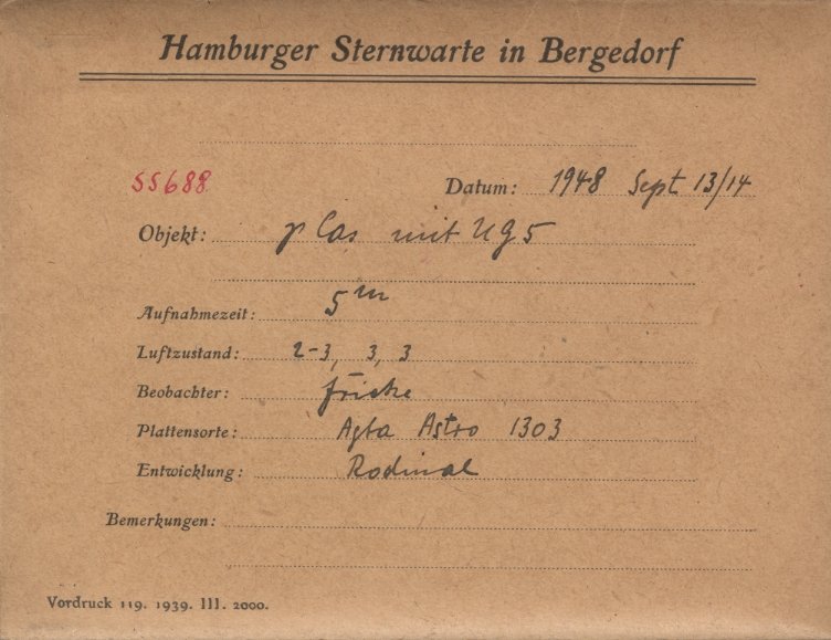 Plate envelope