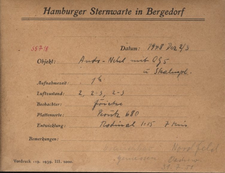 Plate envelope