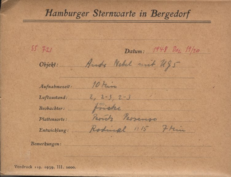 Plate envelope