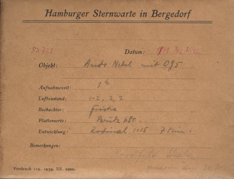 Plate envelope