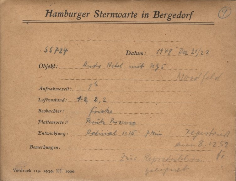 Plate envelope