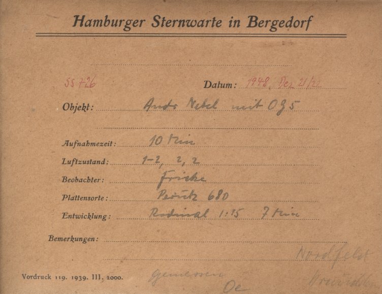 Plate envelope