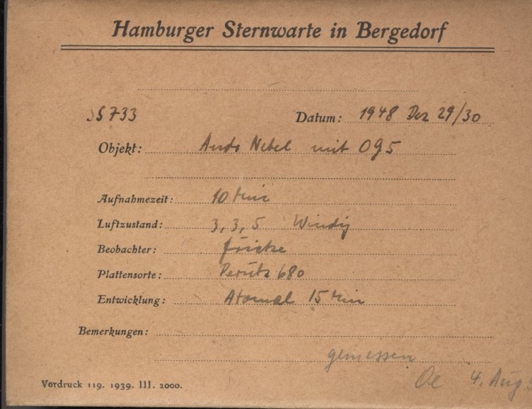 Plate envelope