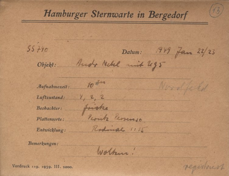 Plate envelope