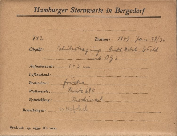 Plate envelope