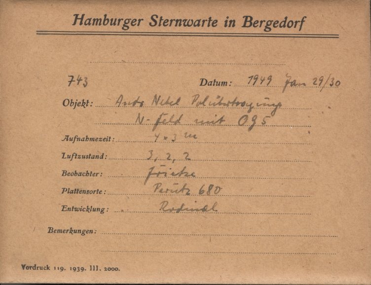 Plate envelope