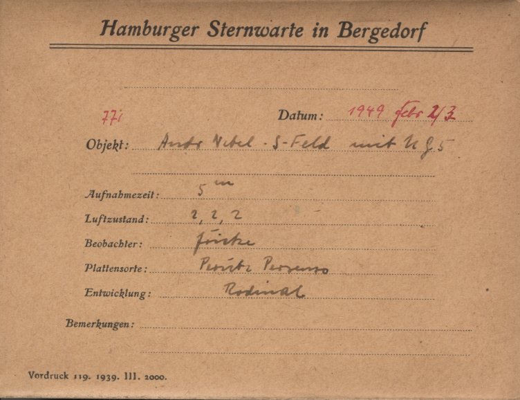 Plate envelope