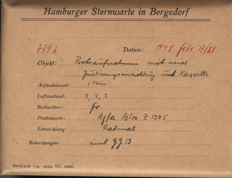 Plate envelope