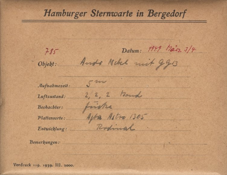 Plate envelope