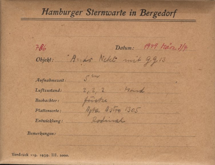 Plate envelope