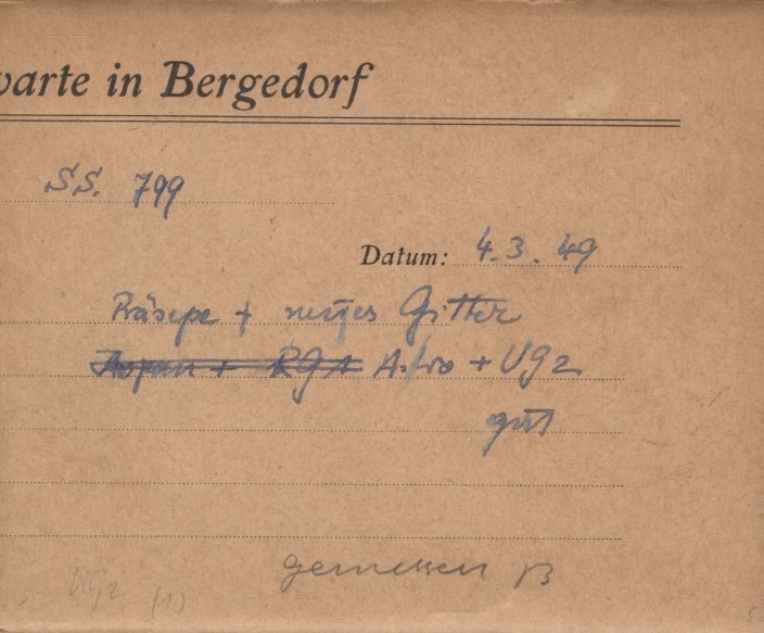 Plate envelope
