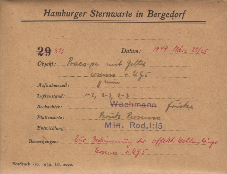 Plate envelope