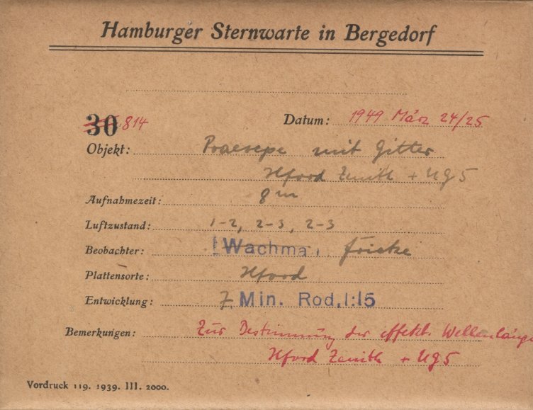 Plate envelope
