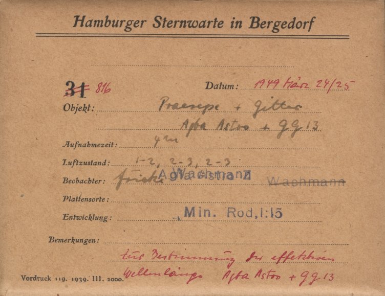 Plate envelope