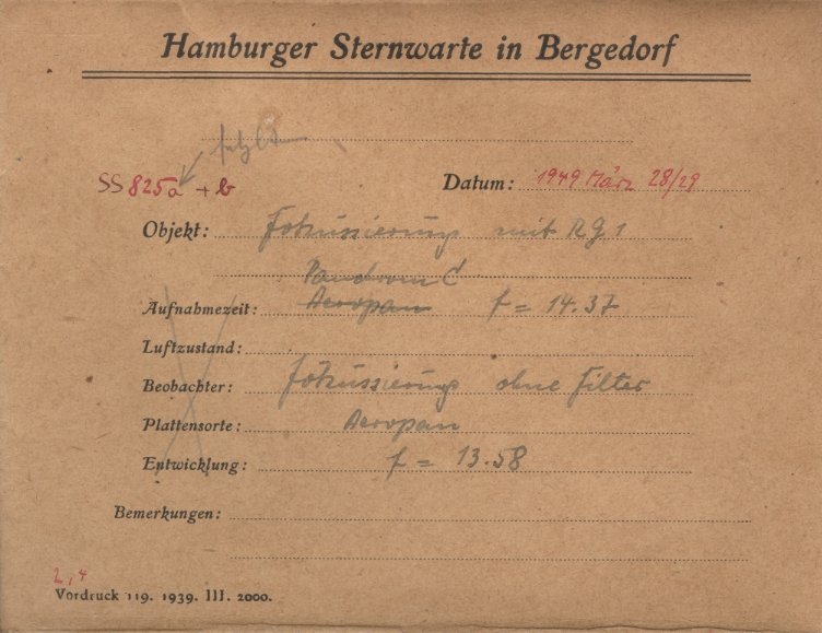 Plate envelope