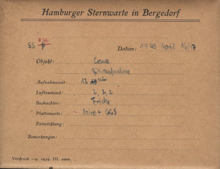 Plate envelope