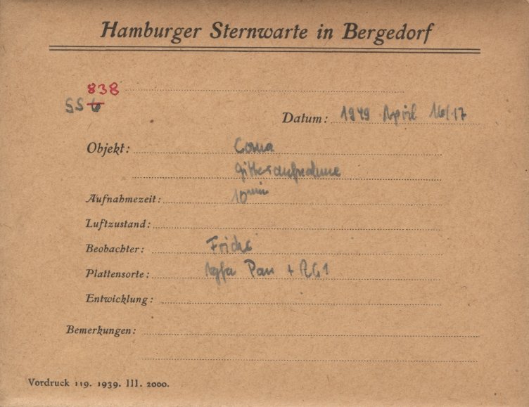 Plate envelope