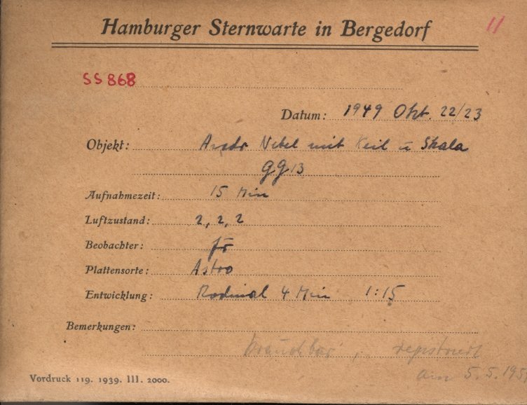Plate envelope