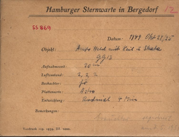 Plate envelope