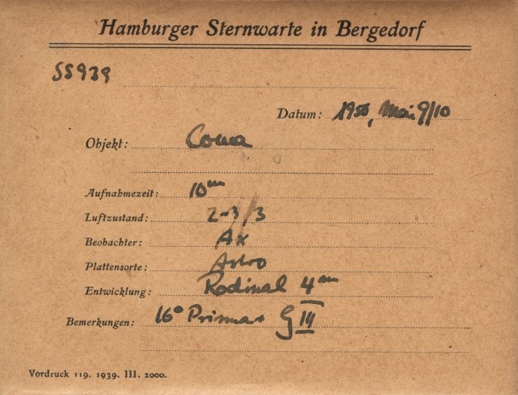 Plate envelope