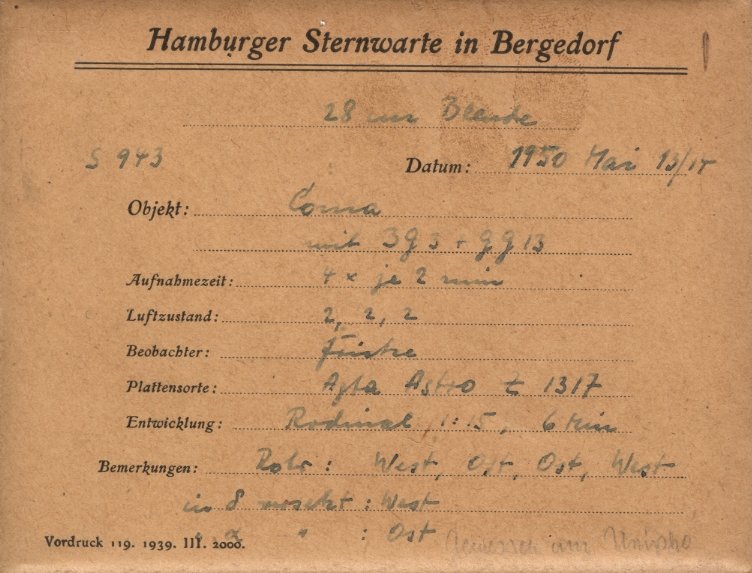 Plate envelope