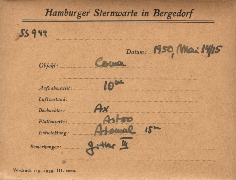 Plate envelope
