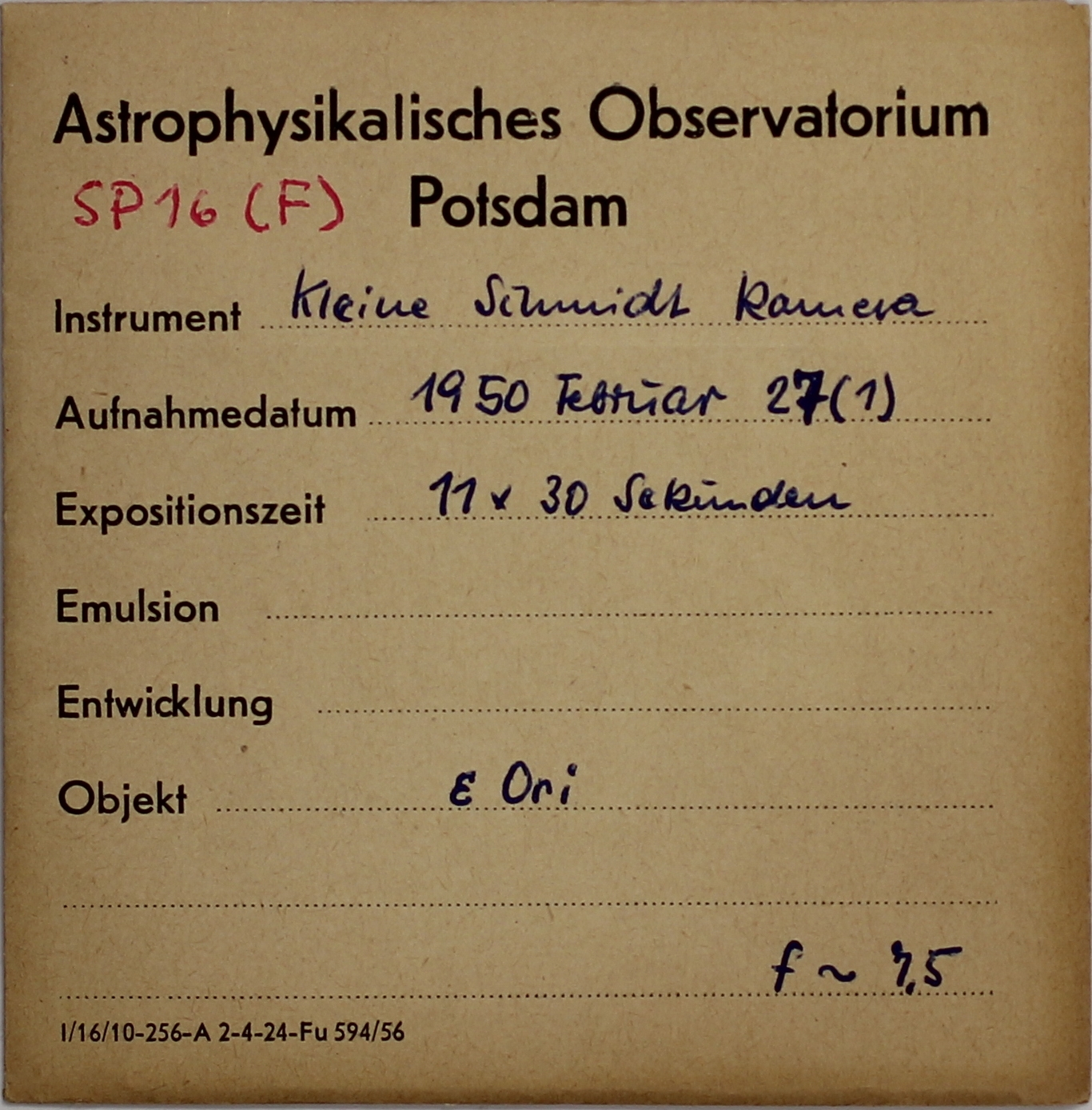 Plate envelope