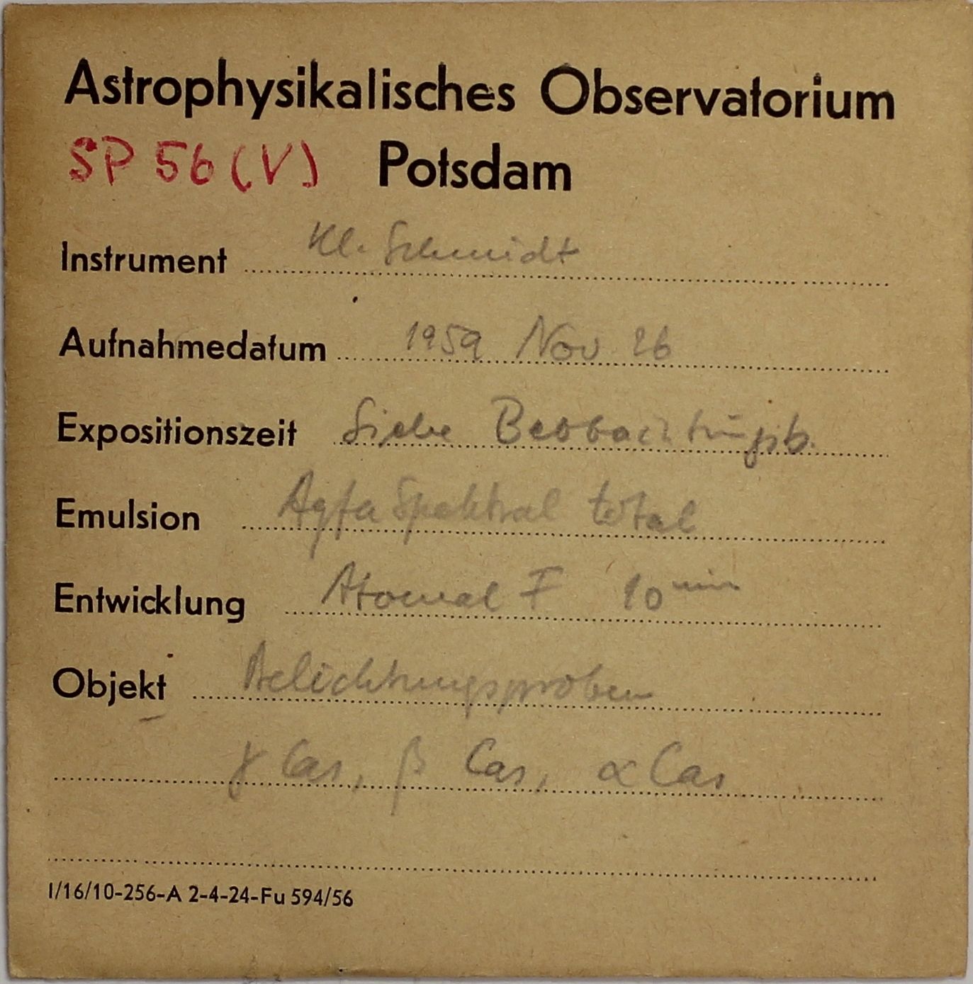 Plate envelope