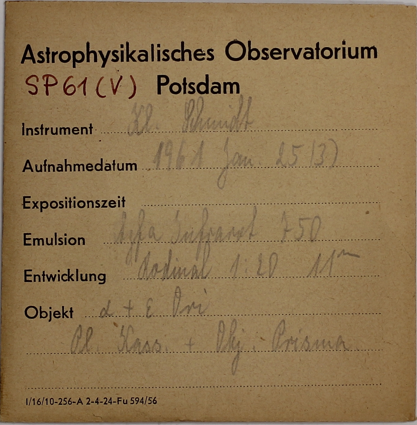 Plate envelope