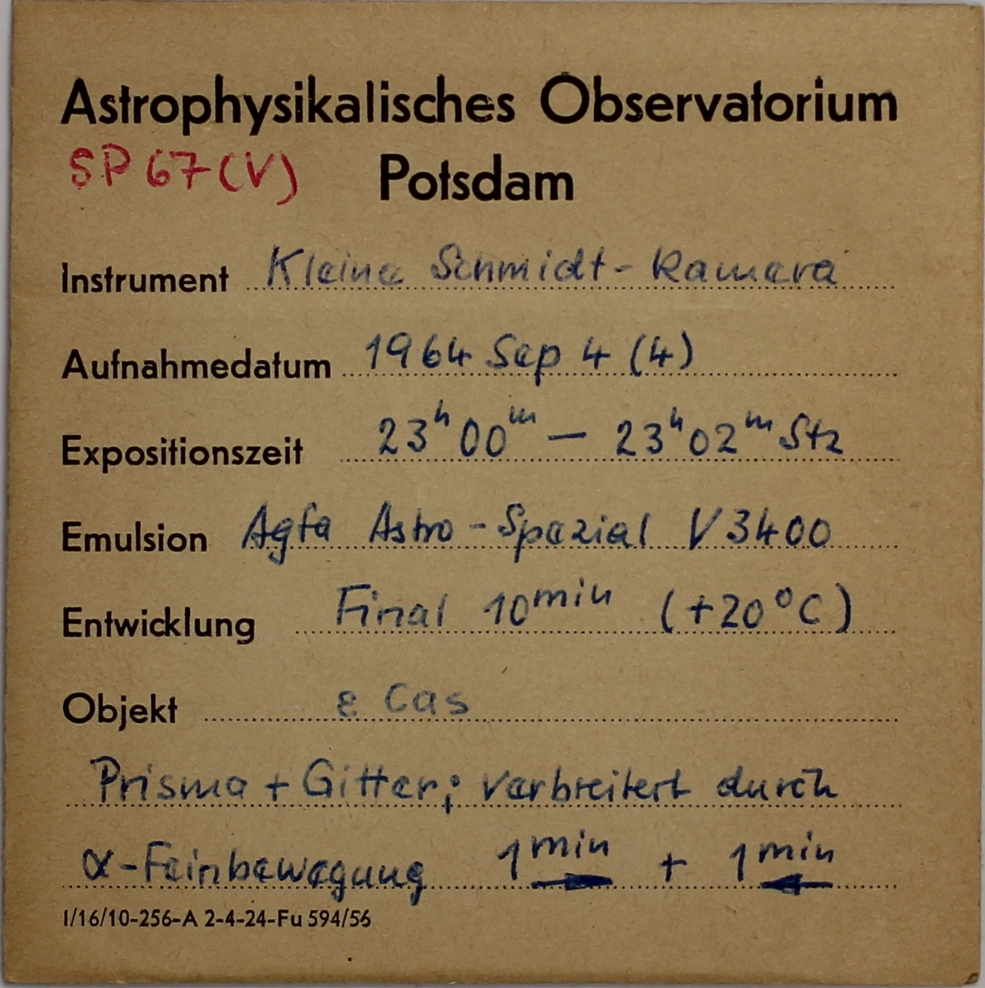 Plate envelope