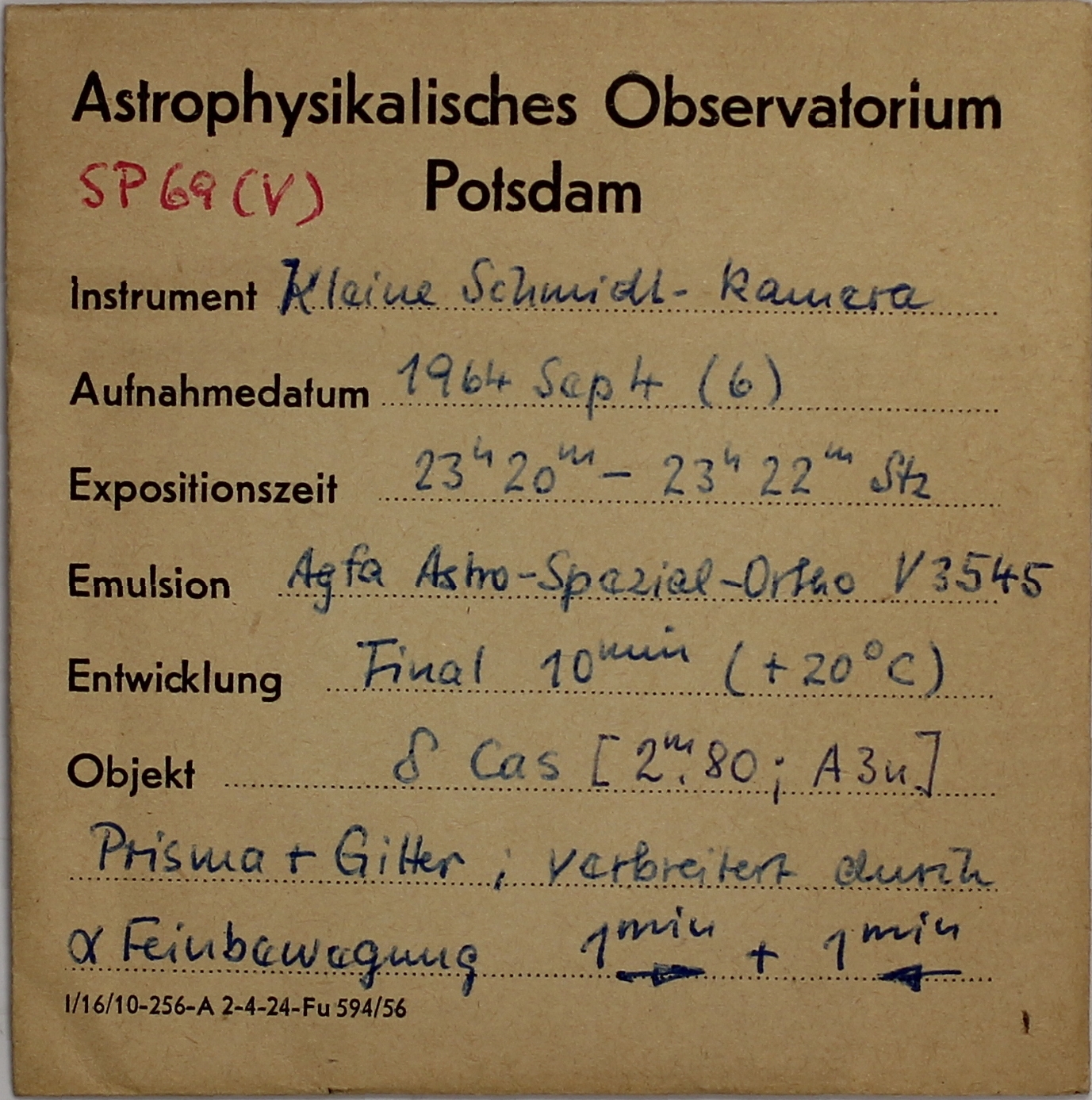 Plate envelope