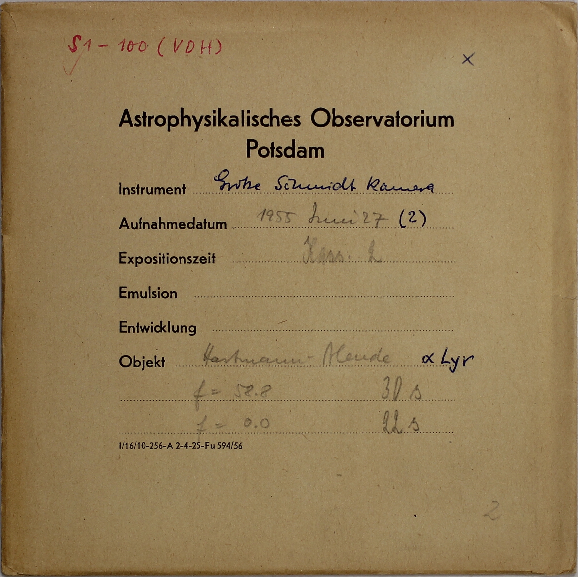 Plate envelope