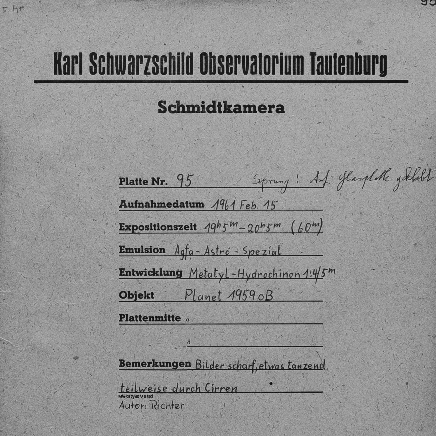 Plate envelope