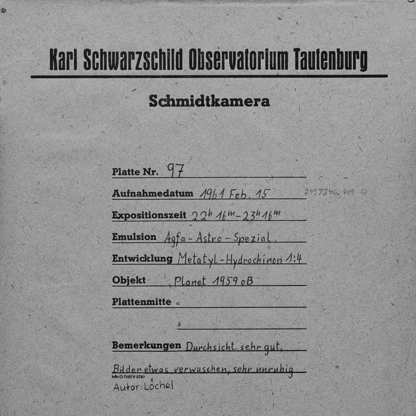 Plate envelope