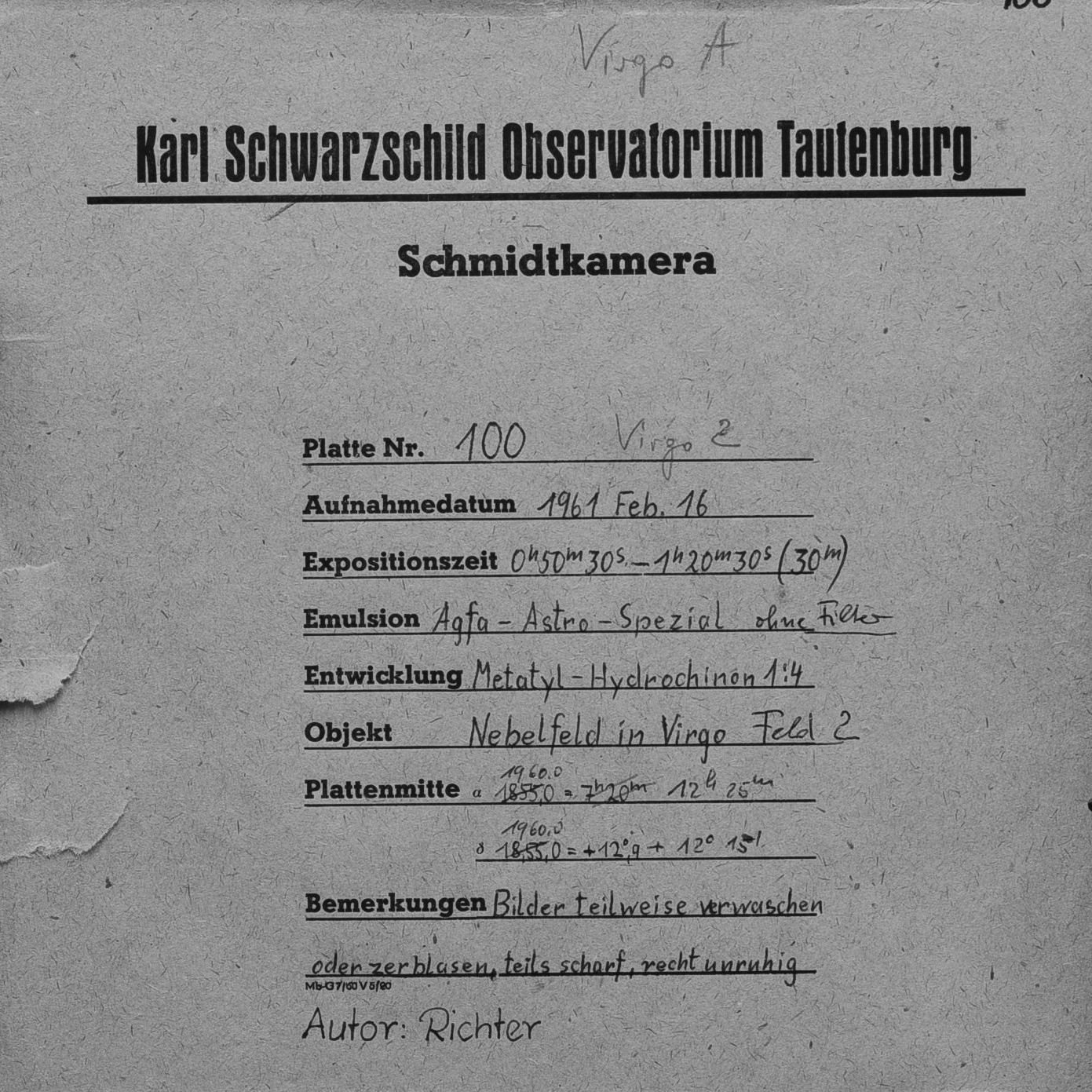 Plate envelope
