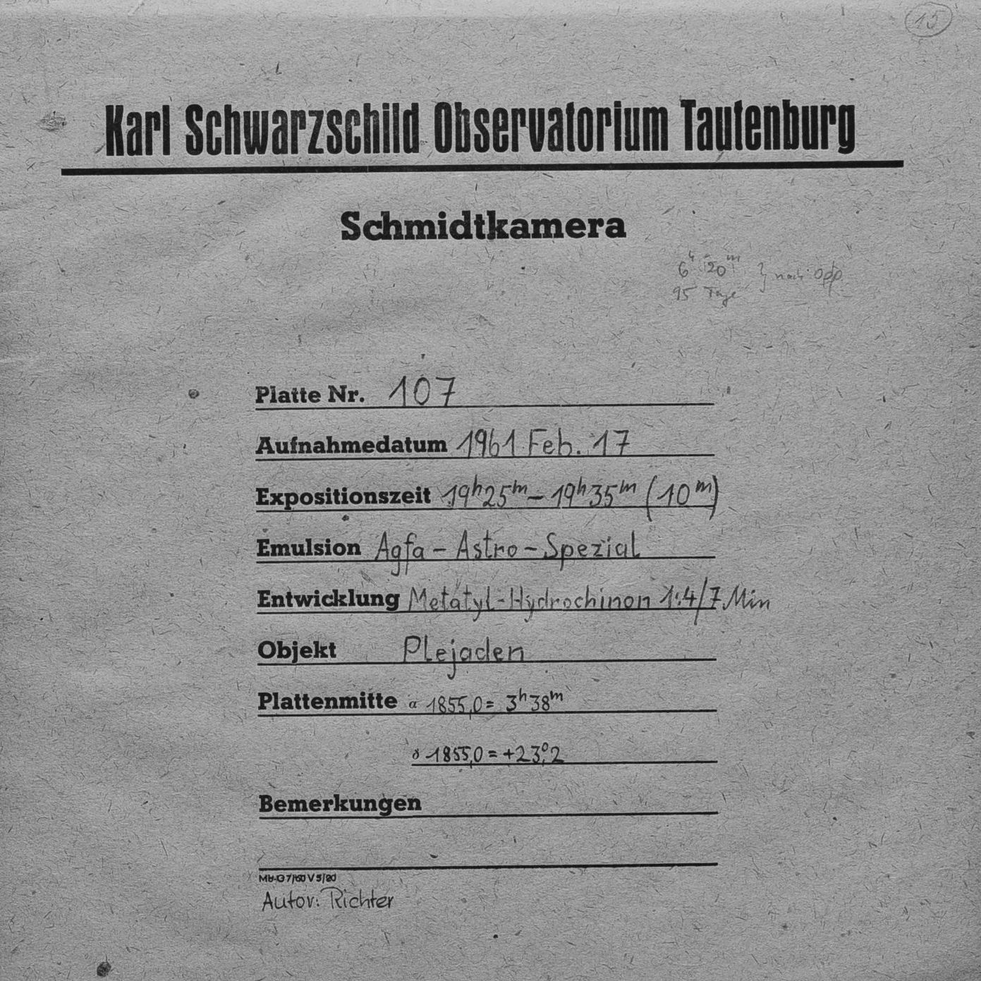 Plate envelope