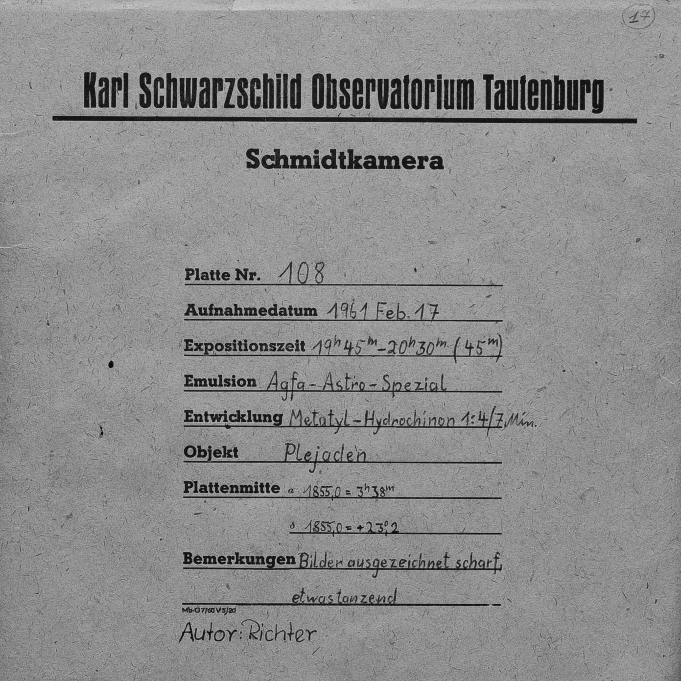 Plate envelope