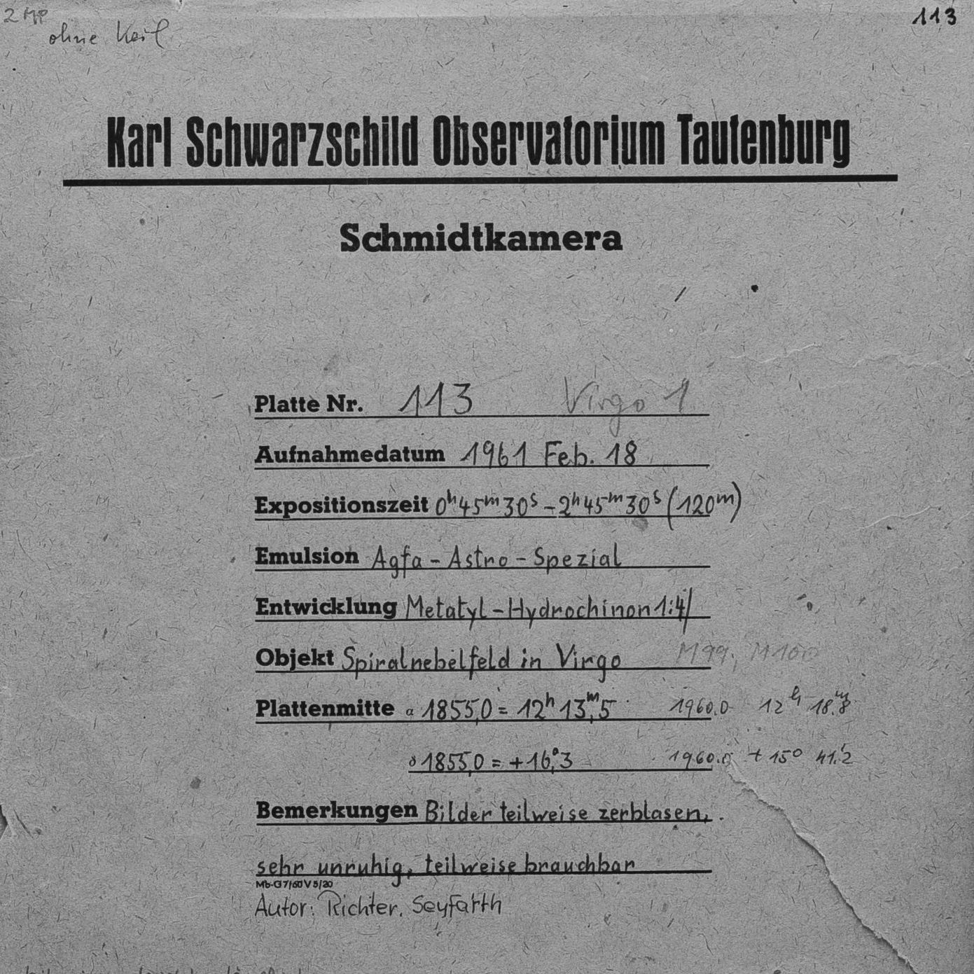 Plate envelope