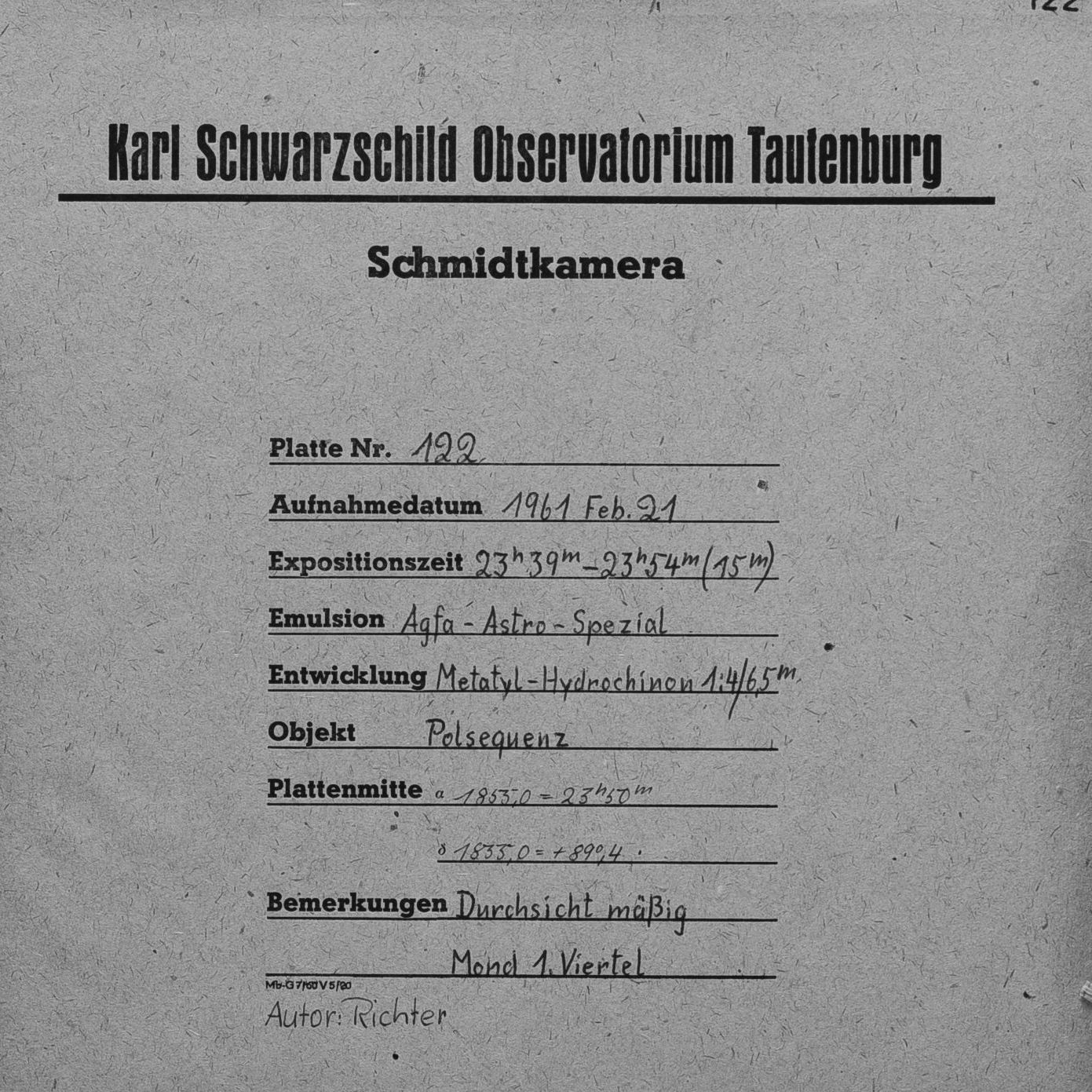 Plate envelope