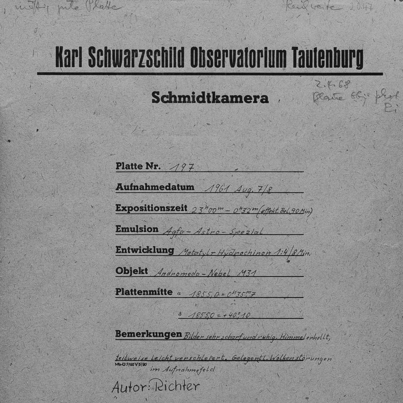 Plate envelope