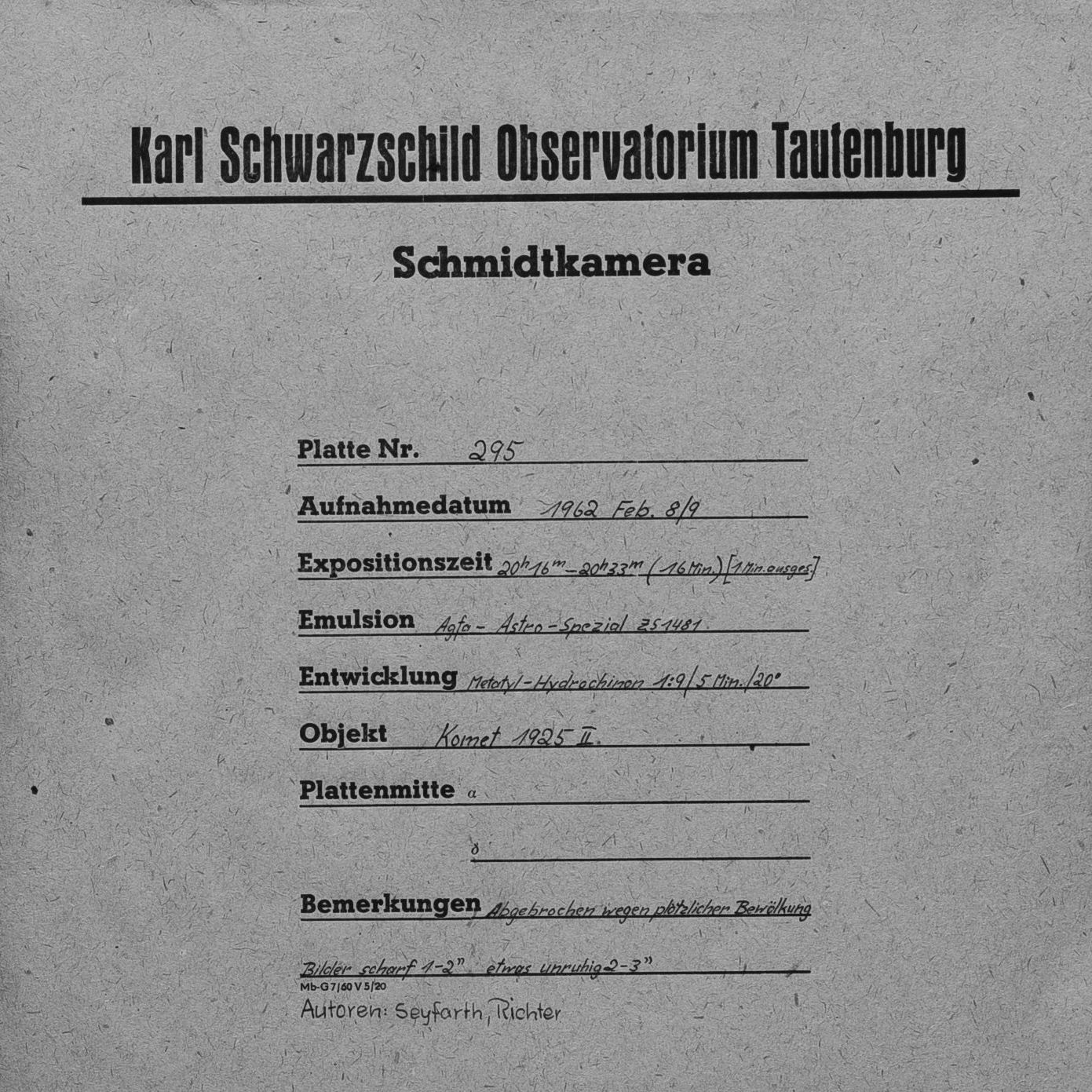 Plate envelope