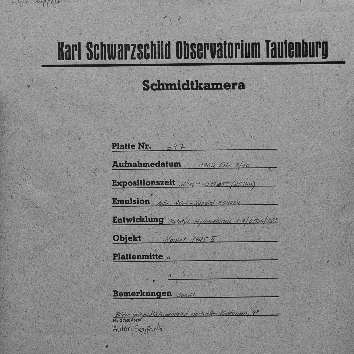 Plate envelope