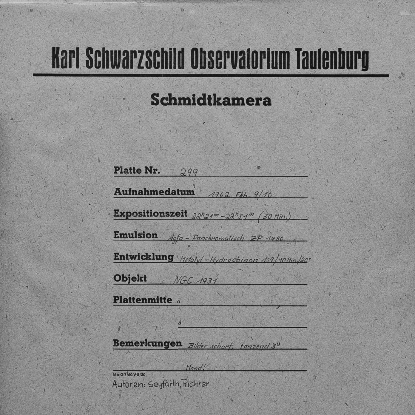 Plate envelope