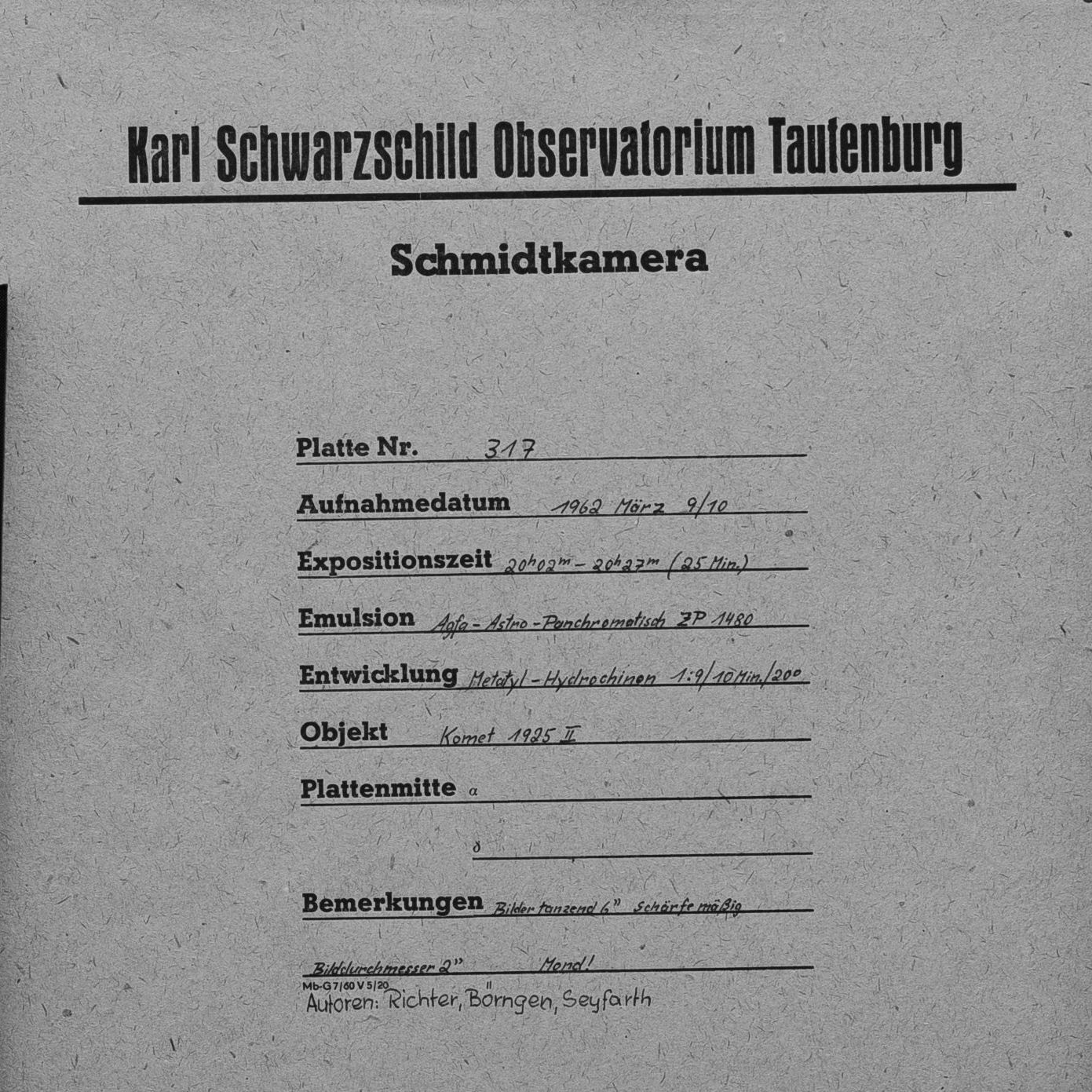 Plate envelope