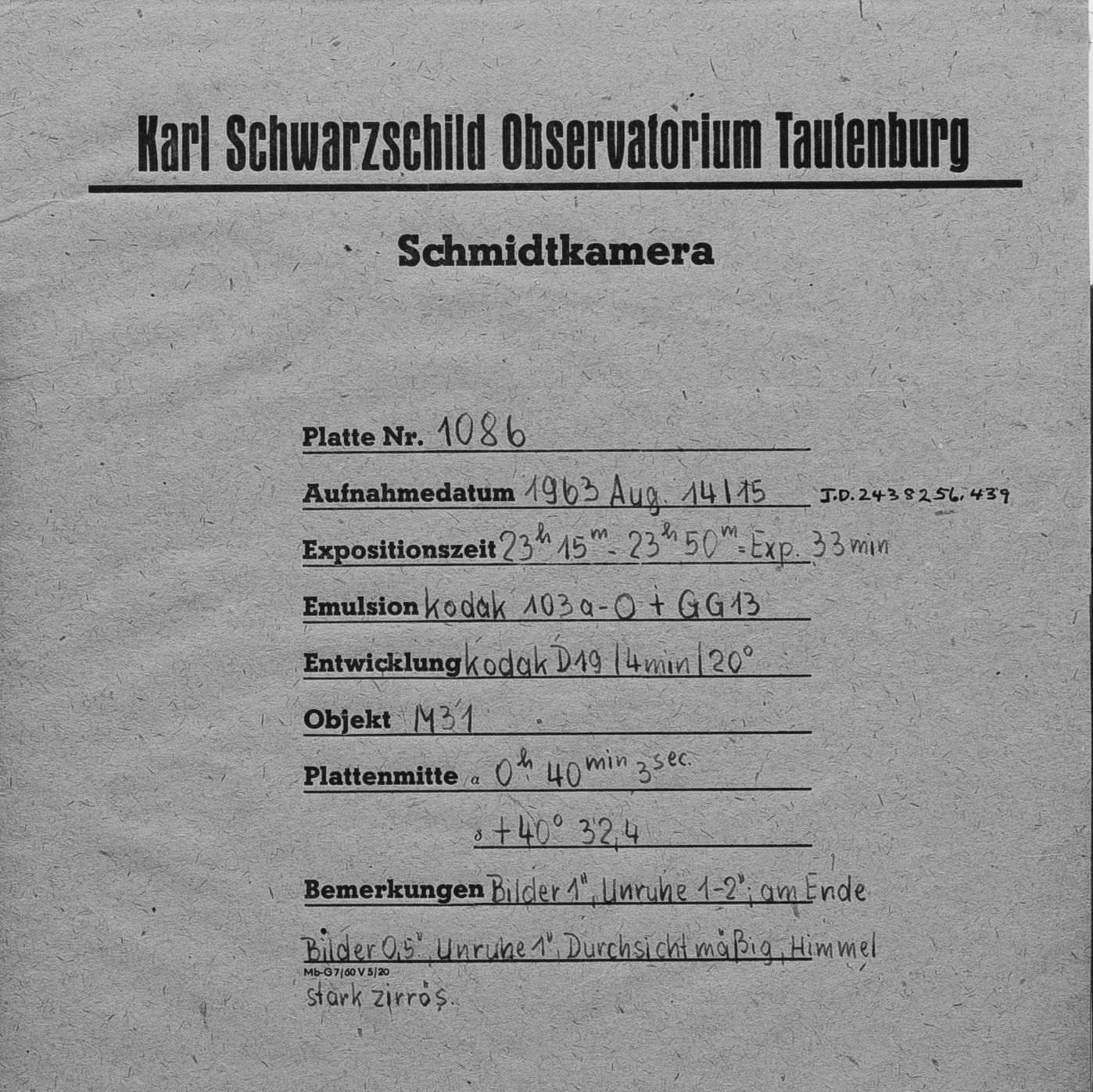 Plate envelope