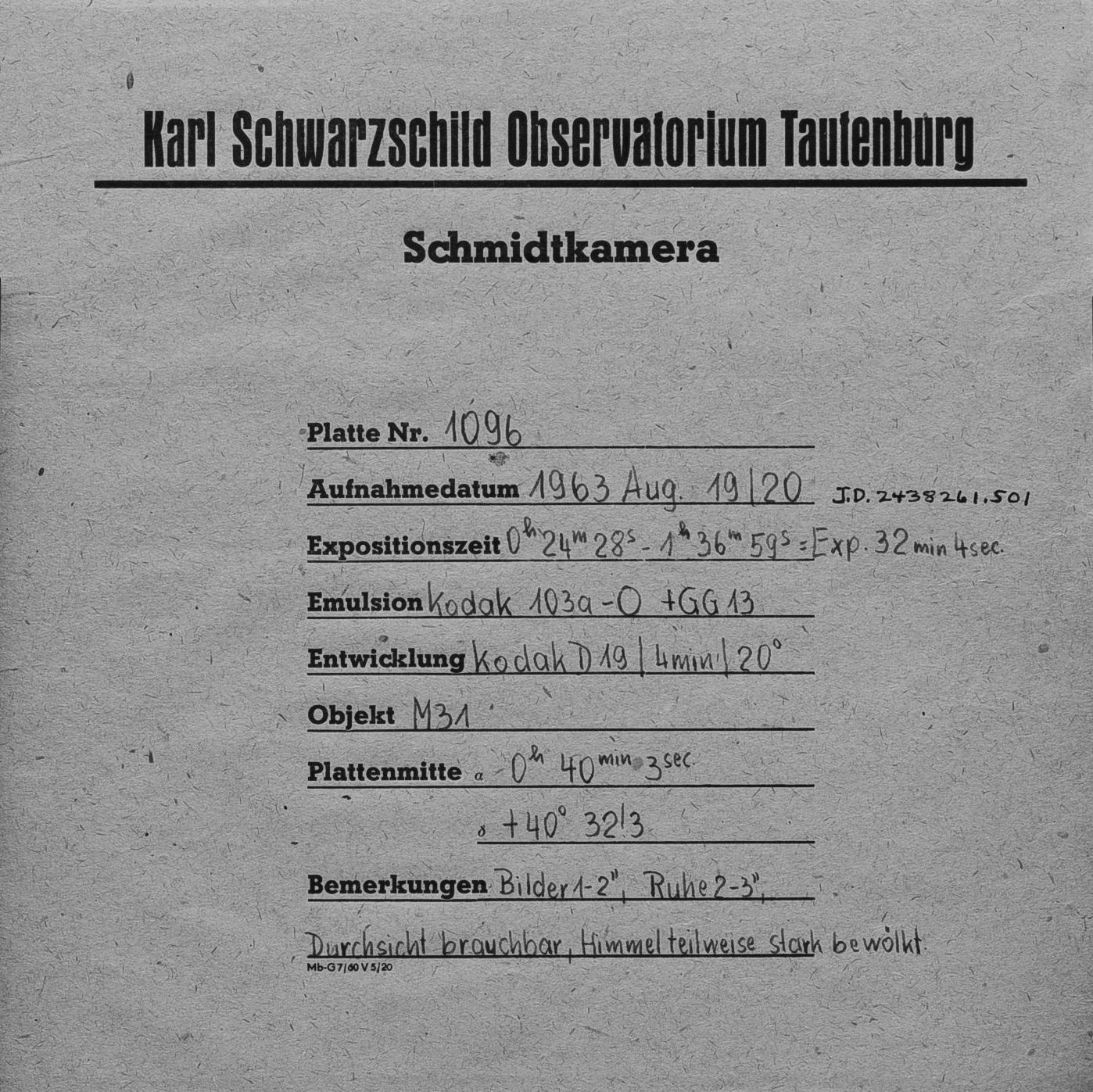 Plate envelope