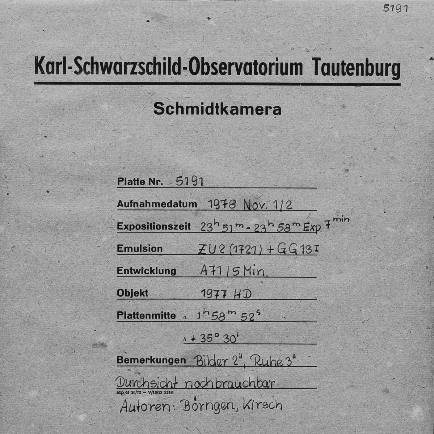 Plate envelope